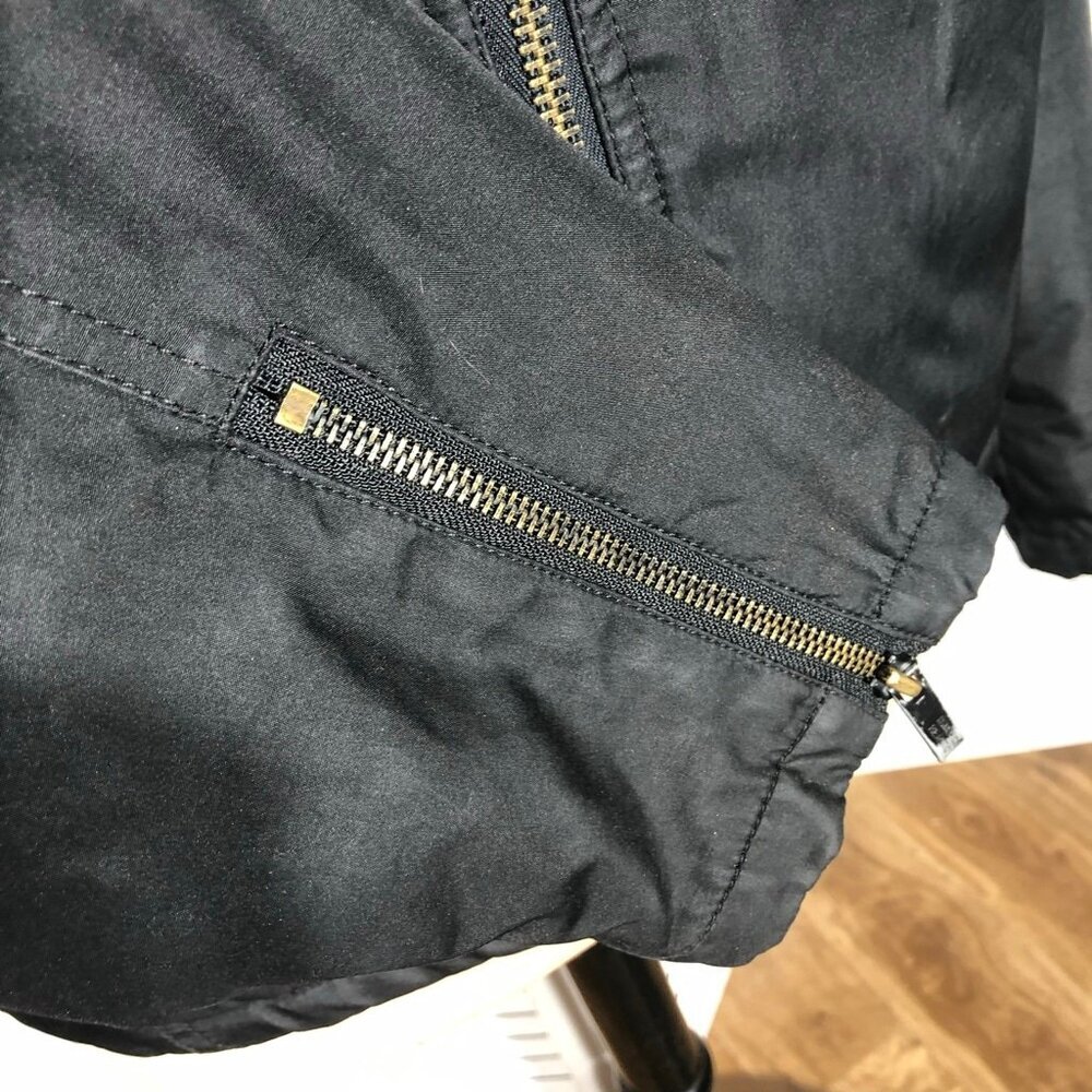 Kenneth Cole Reaction Black Moto Jacket Waterproof XL - Picture 10 of 12
